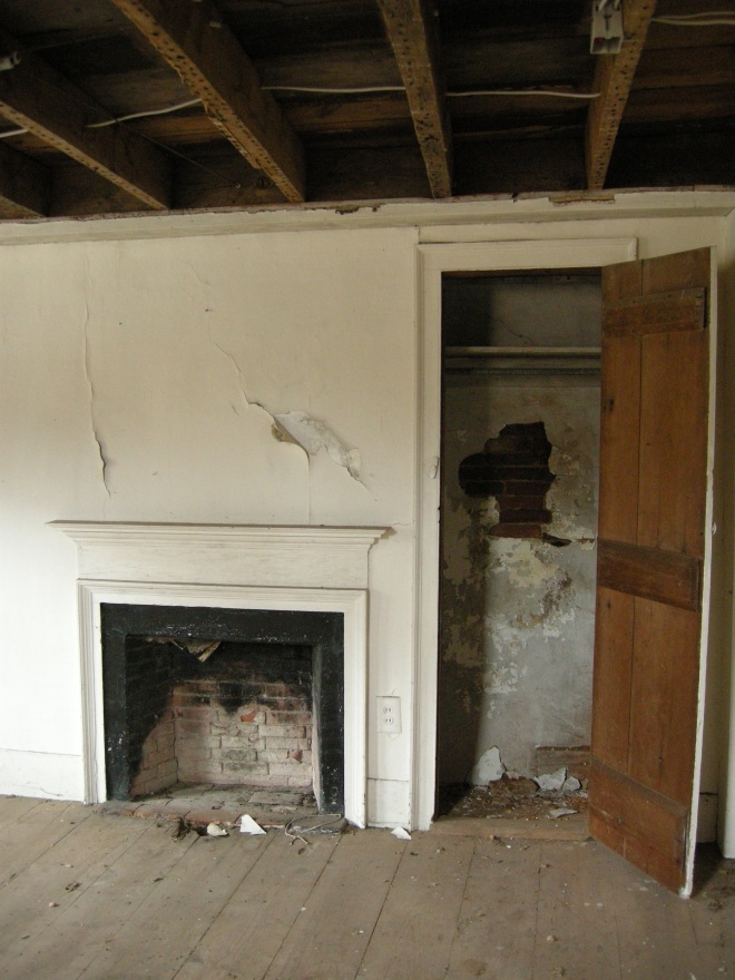 second floor fireplace