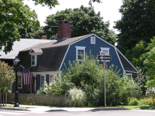 Sweet gambrel with one simple dormer